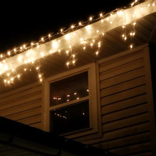 Solistech Led Kerstverlichting Eter Koppelbaar - 50 Lichtpuntjes - Ip65 Waterdicht - Warm Wit 2700K - Hoogwaardige Rubberen Kabel - Energiezuinig 3W - Incl. Stekker 5 M Best