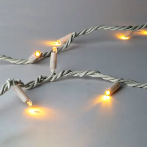Solistech Led Kerstverlichting Eter Koppelbaar - 50 Lichtpuntjes - Ip65 Waterdicht - Warm Wit 2700K - Hoogwaardige Rubberen Kabel - Energiezuinig 3W - Incl. Stekker 5 M Best