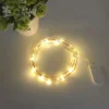 Wondersathome Kersthanger>Led Lampjes - Kerstlampjes - Kerstverlichting - 20 Warm Wit Lampjes - 2 Meter - Inclusief Batterijen - Lichtsnoer - Sfeerverlichting - Draadverlichting -