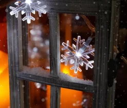 Brill-ligfut Led Lampjes Slinger - Sneeuwvlokken - 6 Meter - 40 Lichtjes - Wit Licht - Kerst - Winter - Lichtsnoer Op Batterij Cheap