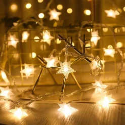 Brill-ligfut Led Lampjes Slinger - Sterretjes - 3 Meter - 20 Lichtjes - Warm White - Lichtsnoer - Batterij - Knipperfunctie - Slaapkamer Online