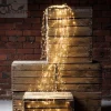 Merkloos Led Lampjes Verlichtingsbundel - 10 Strengen Van 80 Cm - Kerst Versiering - Regen / Ijs / Waterval Lichtjes - Fairy Lights - Draadverlichting Cheap
