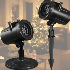 Merkloos Led Laser Licht Projector | 72 Motieven | Kerst Verlichting | Verschillende Thema's | Voor Buiten & Binnen | Shop