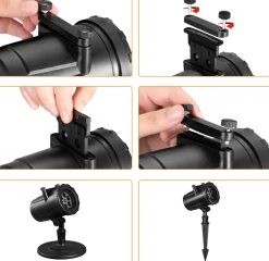 Merkloos Led Laser Licht Projector | 72 Motieven | Kerst Verlichting | Verschillende Thema's | Voor Buiten & Binnen | Shop