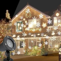 ABC-Led Led Lichteffect Projector - Sneeuwvlokken - Outdoor Ip44 Best