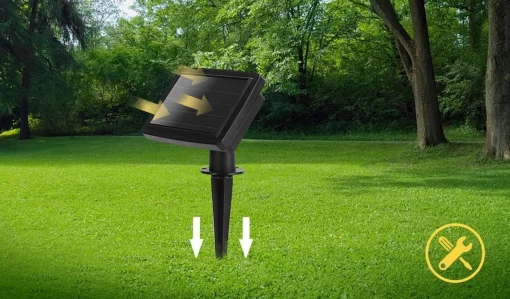 Qualu Led Lichtsnoer Met Zonne-Energie - Dag En Nacht Sensor - Igia Teron - 0.06W - 11.9 Meter - 100 Led's Meerkleurig - Waterdicht Ip44 - Zwart Online