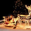 Kerstspullen.com Ledmaxx Lichtslang Led-Rendier Met Slee - 140 X 23 X 65 Cm - Voor Binnen En Buiten New