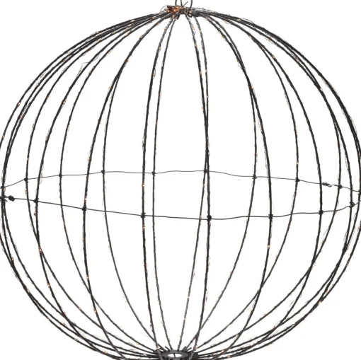 Merkloos Lichtbol Van Metaal Met Timer Warm Licht 40 Cm - Kerstversiering Flash Sale