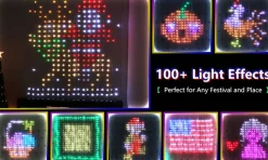 Lichtendirect -Smart-Lichtslinger-400 Rgb Leds- 2X2M- App-Sfeerverlichting-Decoratie-Kerstverlichting-Tuinverlichting-Bruiloft-Festival-Lichtsnoer-Prikkabel Store