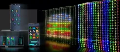 Lichtendirect -Smart-Lichtslinger-400 Rgb Leds- 2X2M- App-Sfeerverlichting-Decoratie-Kerstverlichting-Tuinverlichting-Bruiloft-Festival-Lichtsnoer-Prikkabel Store