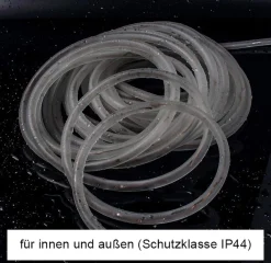 Trend24 Lichtslang Buiten - Kerstverlichting Buiten - Kerstverlichting Binnen - Kerstversiering - Lichtsnoer - Slangverlichting - Voor Binnen En Buiten - Solar - Op Zonne Energie - 10 M - Koud Wit Shop