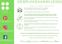 Sofisticade Lichtsnoer Bundel Led - Fairy Lights - 10 X 80Cm Met 80 Leds - Werkt Op 3 Aa Batterijen (Gratis Erbij) - Timer Functie - Kerstverlichting - Decoratie En Sfeerverlichting - Partylights Best