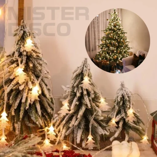 Mister Disco Lichtsnoer Kerstboompje Versiering - 4,5 Meter - 30X Led Lamp - Sfeer Flash Sale