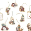 Little Dutch Kerstboomversieringen> Houten Kersthangers - Kerstdecoratie