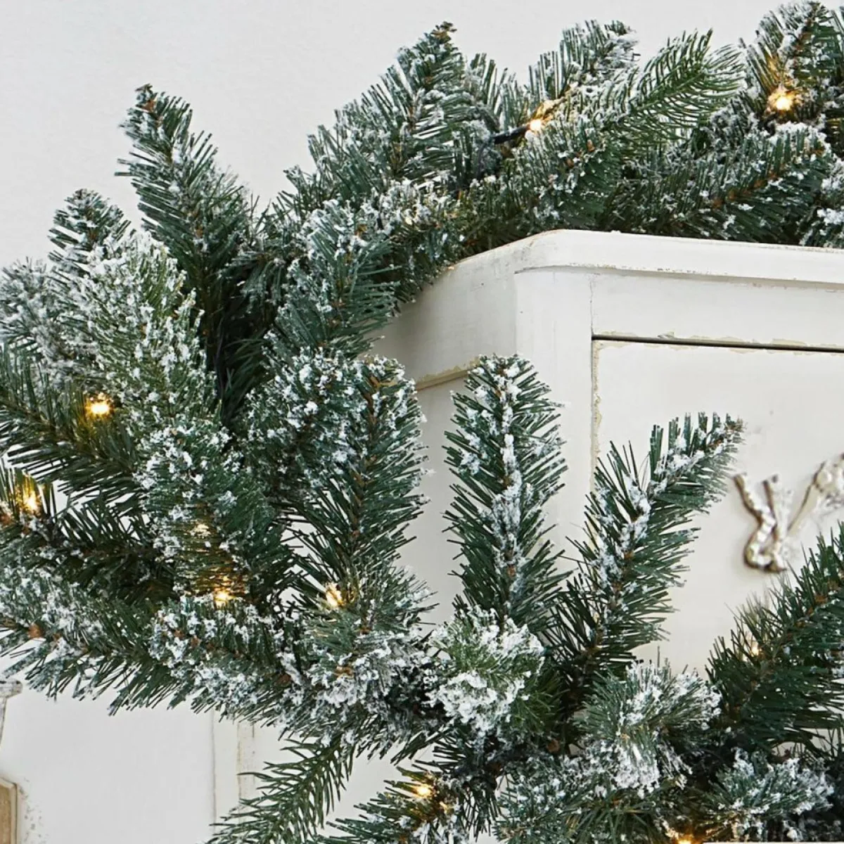 Loberon Guirlandes> Guirlande Monetry Groen/Wit