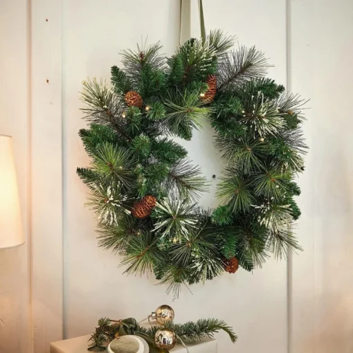 Loberon Kerstkransen> Krans Epte Groen