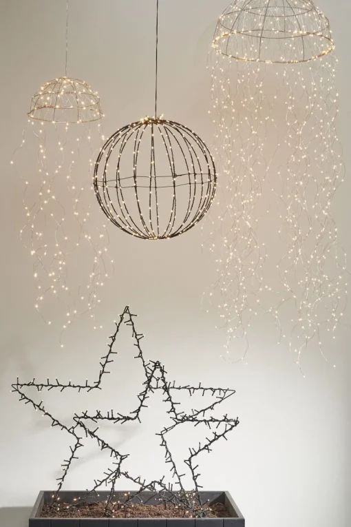Luca lighting - Kroonluchter Kwal Zilver Warm Wit 1280Led Ip44 - L200Xd60Cm - Woonaccessoires En Seizoensgebondendecoratie (Europese Stekker ) Best Sale