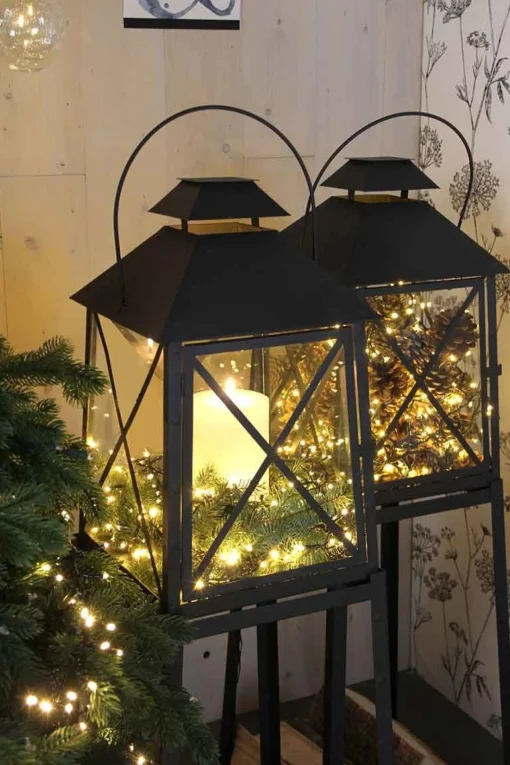 Luca lighting Cluster Kerstverlichting Met 576 Led Lampjes - L Klassiek Wit 420 Cm New