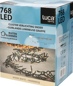 Luca lighting Cluster Kerstverlichting Met 768 Led Lampjes - L Warm Wit 560 Cm Sale
