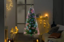 Luca lighting Greenwood Kunstkerstboom Met Fibre Optic Verlichting - H180 Cm - Multikleur Hot