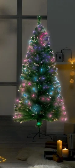 Luca lighting Greenwood Kunstkerstboom Met Fibre Optic Verlichting - H180 Cm - Multikleur Hot