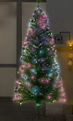 Luca lighting Greenwood Kunstkerstboom Met Fibre Optic Verlichting - H180 Cm - Multikleur Hot
