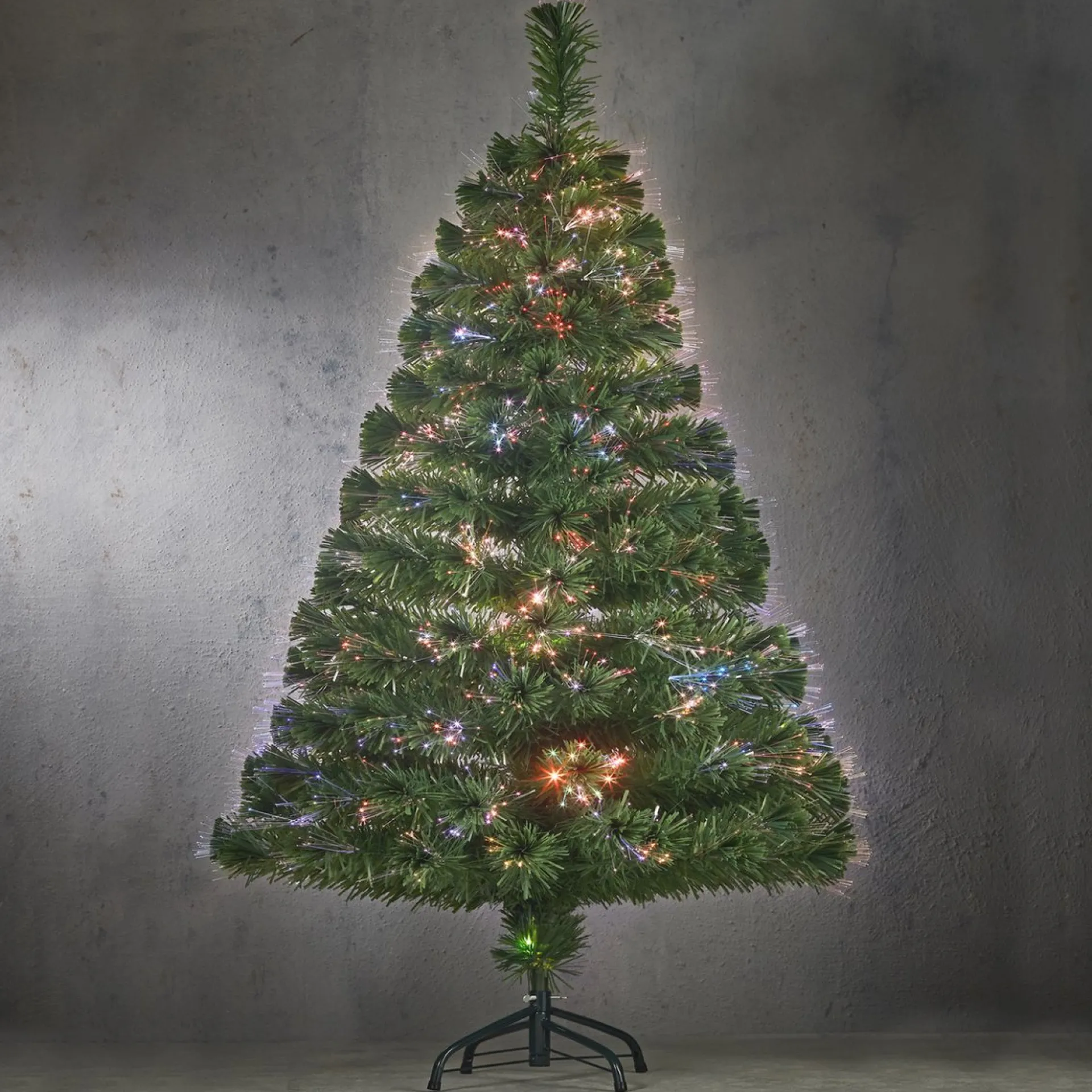 Luca lighting Greenwood Kunstkerstboom Met Fibre Optic Verlichting - H180 Cm - Multikleur Hot