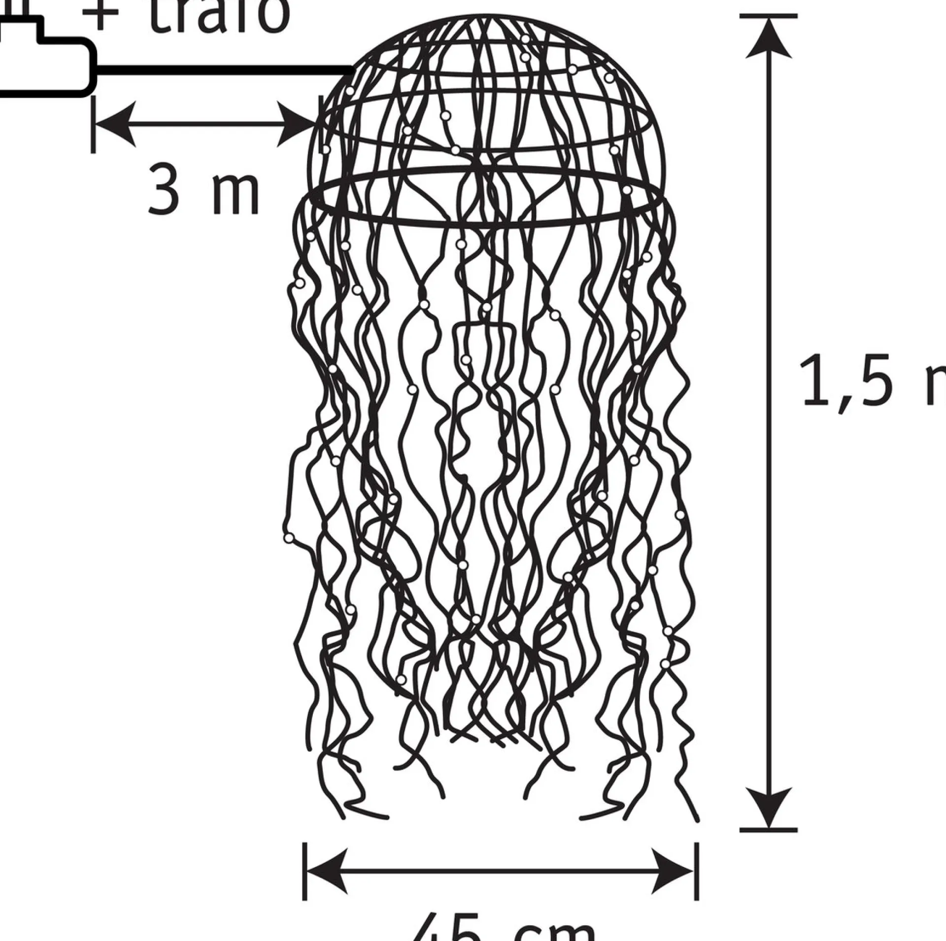 Luca lighting Kroonluchter Kwal Met Warm Witte Led Verlichting - H150 X O45 Cm - Zilver Shop