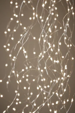 Luca lighting Kroonluchter Kwal Met Warm Witte Led Verlichting - H150 X O45 Cm - Zilver Shop