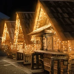 Luksus ™ Led Gordijn - Ijspegel Verlichting | Dual Color 960 Led Lampjes Extra Warm Wit + Koud Wit | Voor Binnen En Buiten | 20 + 10 Meter Snoer | 9 Lichtstanden & Timer Functie New