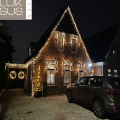 Luksus ™ Led Gordijn - Ijspegel Verlichting | Dual Color 1440 Led Lampjes Extra Warm Wit + Koud Wit | Voor Binnen En Buiten | 30 + 10 Meter Snoer | 9 Lichtstanden & Timer Functie Best