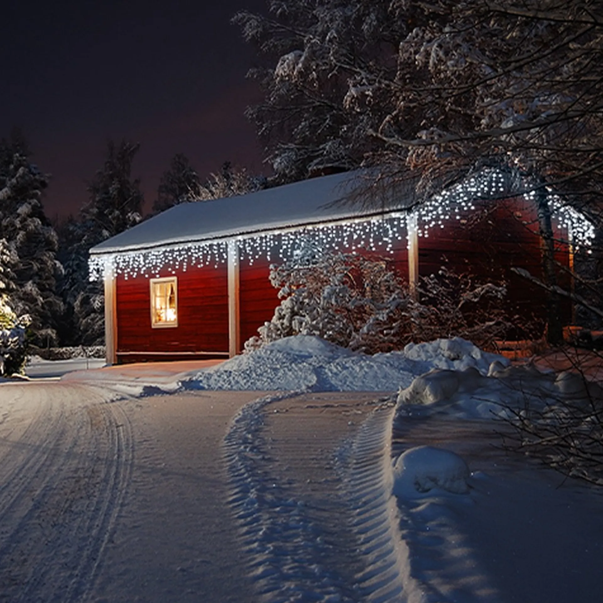 Luksus ™ Led Gordijn - Ijspegel Verlichting | Dual Color 1440 Led Lampjes Extra Warm Wit + Koud Wit | Voor Binnen En Buiten | 30 + 10 Meter Snoer | 9 Lichtstanden & Timer Functie Best