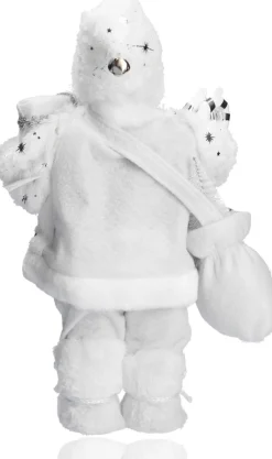 discountershop Kerstbeelden></noscript>Luxe Afgewerkte Kerst Decoratie | Kerstversiering | 57 Cm | Grijs | Handgemaakt Kerstpop |