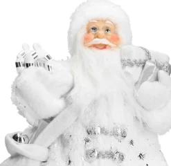 discountershop Kerstbeelden></noscript>Luxe Afgewerkte Kerst Decoratie | Kerstversiering | 57 Cm | Grijs | Handgemaakt Kerstpop |