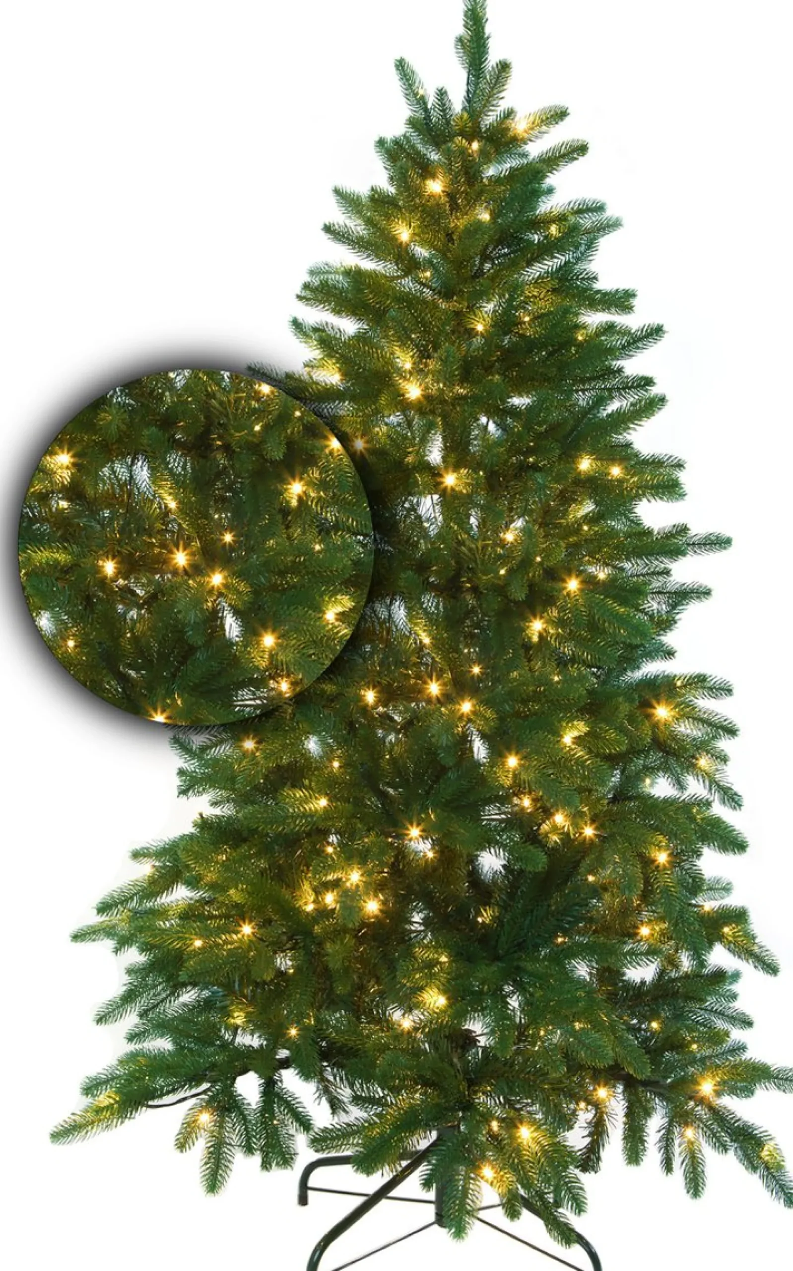 Excellent Trees Luxe Kerstboom ® Led Falun Green 180 Cm Met 270 Lampen Cheap