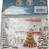 Merkloos Luxe Kerstkaart 3D Pop-Up - Multicolor - A5 Clearance