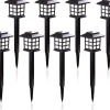 Merkloos Luxe Solar Tuinverlichting - Tuinverlichting - Tuinfakkels - Tuinverlichting Op Zonne-Energie - Led - Koud Wit - 8X Cheap