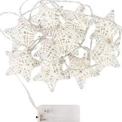Meisterhome 10 Led Papieren Sterren - Kerst Winterverlichting Sfeerverlichting Decoratie - Breng Warmte En Sfeer In Huis Tijdens De Koude Wintermaanden Store