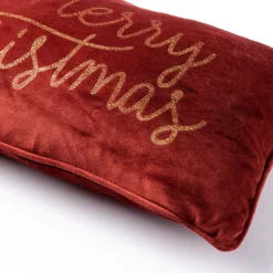 Merkloos Kerstkussens></noscript>Merry Christmas - Sierkussen 30X50 Cm Kerst Decoratie - Velvet