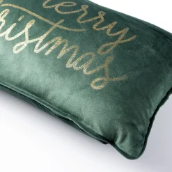 Merkloos Kerstkussens></noscript>Merry Christmas - Sierkussen 30X50 Kerst Decoratie - Velvet