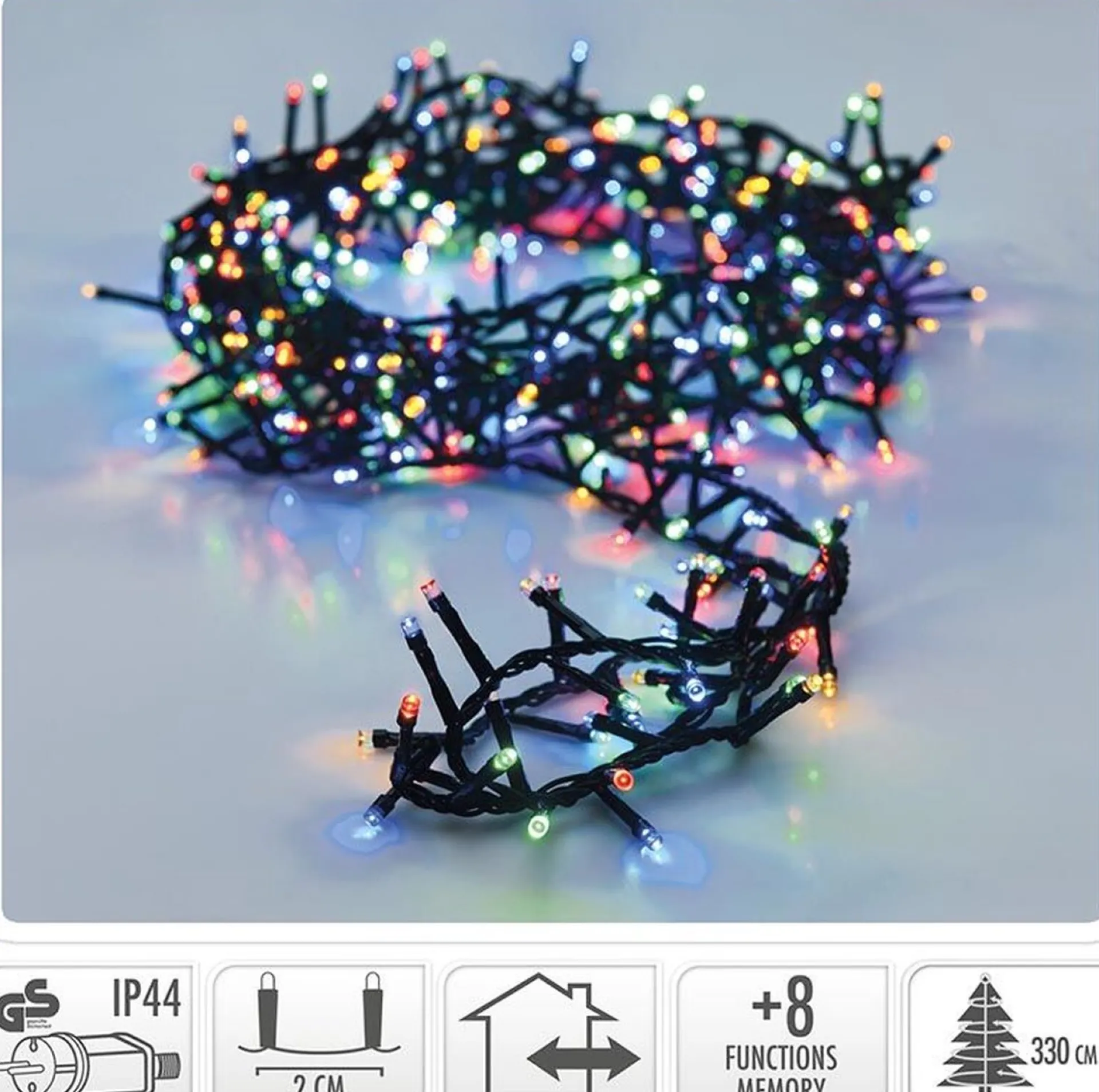 Itu0027s All About Christmas Micro Cluster Kerstverlichting 1800 Led's 36M Multicolor - Lichtsnoer Kerst - It's All About Christmas™ Online