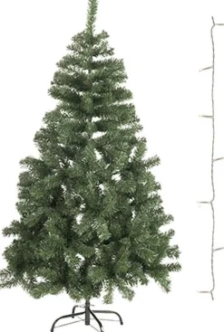 Merkloos Mini Kunst Kerstboom 60 Cm Met Helder Witte Verlichting - Kerstboompje Met Lampjes - Kinderkamer Kerstversiering Cheap