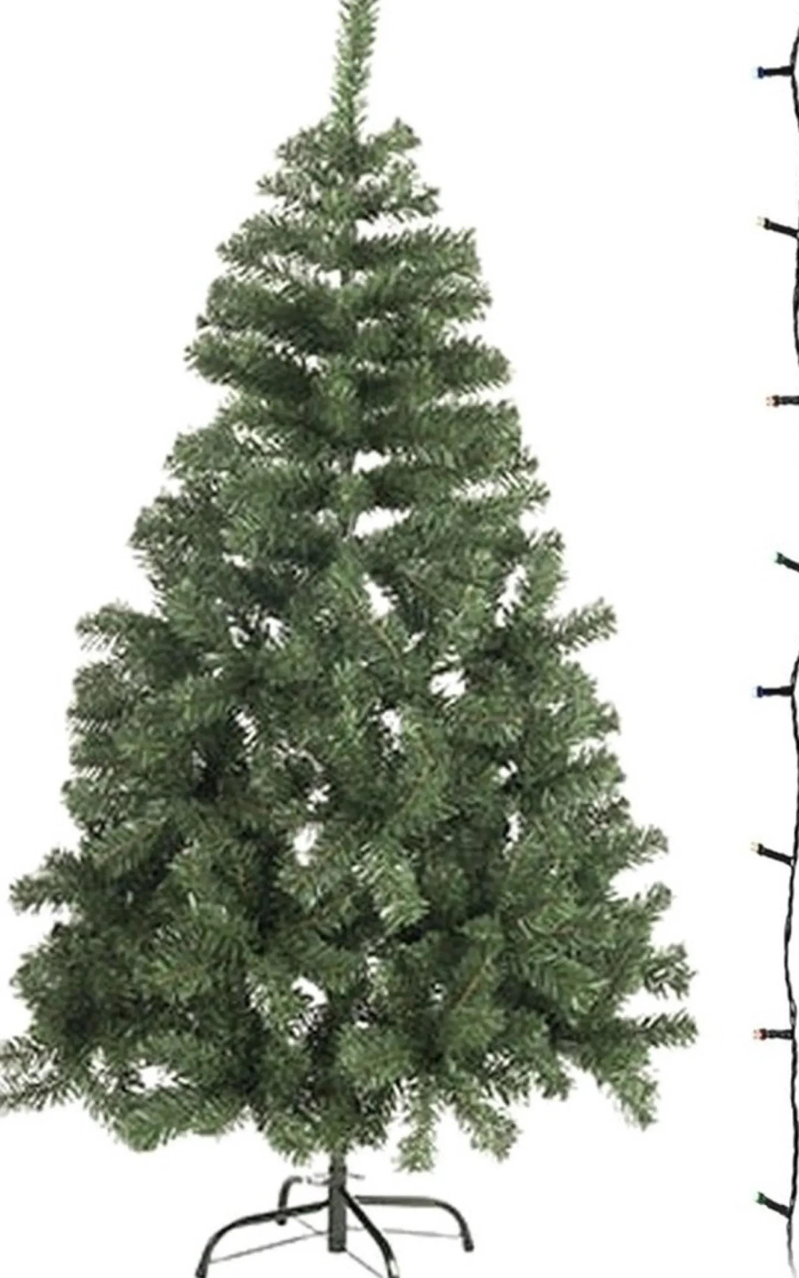 Merkloos Mini Kunst Kerstboom 60 Cm Met Gekleurde Verlichting - Kerstboompje Met Lampjes - Kinderkamer Kerstversiering Cheap