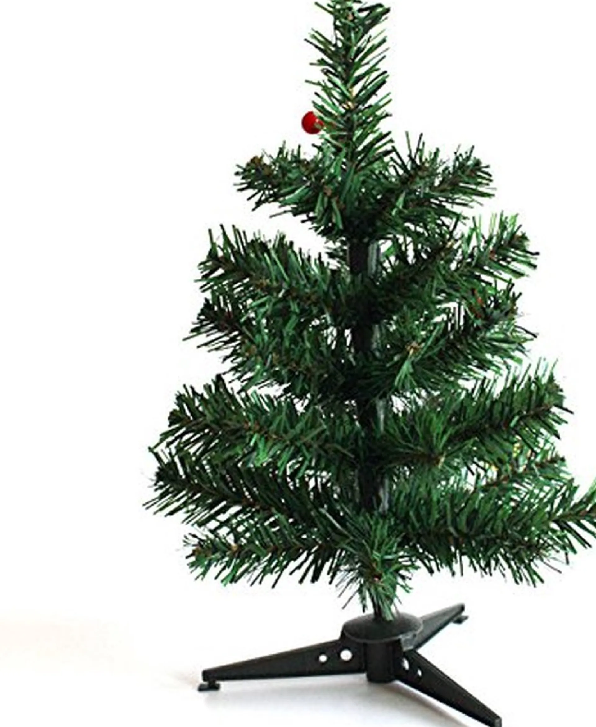 Merkloos Mini Tafel Kerstboom - Inclusief Versiering - Miniatuur Dennenboom - Met Hangende Ornamenten -Kerstversiering - Kleine Kunstmatige Kerstboom - Kerstversieringen - Minikerstboom - 50Cm Store
