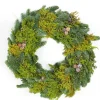 Merkloos Kerstkransen>Mix Krans - 45Cm - Kerstkrans - Vers Kerstgroen
