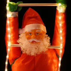 Monzana Kerstbeelden></noscript> Led Kerstman 90Cm - Binnen/Buiten – Incl. Afstandsbediening