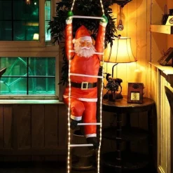 Monzana Kerstbeelden></noscript> Led Kerstman 90Cm - Binnen/Buiten – Incl. Afstandsbediening
