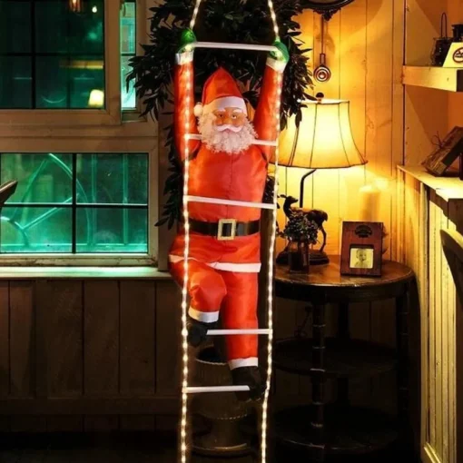 Monzana Kerstbeelden> Led Kerstman 90Cm - Binnen/Buiten – Incl. Afstandsbediening