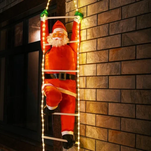 Monzana Kerstbeelden> Led Kerstman 90Cm - Binnen/Buiten – Incl. Afstandsbediening