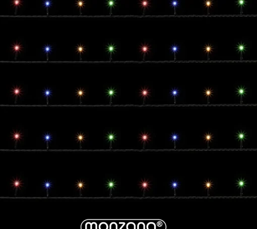 Monzana Lichtsnoer 200 Leds – Afstandsbediening Timer – Multicolor Clearance